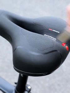 BICYCLE CHAIR - Bicycle Seat Cushion Extra Wide Comfort Waterproof Saddle Dual Shock Absorbing for MTB Mountain Road Bike