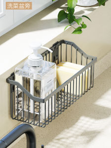 ชั้นวางของในห้องน้ําแบบแขวนติดผนัง ไม่ต้องเจาะรูชั้นวางของในห้องน้ํา