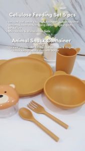 Melii Baby Meal Set Cellulose: Peralatan Makan Anak Berkualitas & Ramah Lingkungan