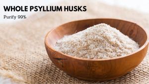 HALAL Natural India Whole Psyllium Husk 99% Unflavoured Soluble Fibre l Lowering Cholesterol l Relieving Digestive