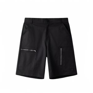 American Style Zipper Multi-Pocket Mens Workwear Shorts Loose Straight Casual Five-Quarter Pants for Teen Boys in Summer