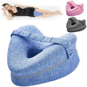 Memory Foam Leg Knee Foam Support Pillow Side Sleeper Sciatica Orthopedic Sciatica Back Hip Relief Pillow For Bed Sofa