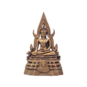 พระพุทธชินราช หน้าตัก 3 นิ้ว สูง 8 นิ้ว  แร่เหล็กน้ำพี้แท้ จากบ่อเหล็กน้ำพี้ อุตรดิตถ์ วัตถุมงคล เสริมโชคลาภ คุ้มภัย