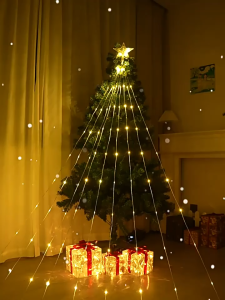 LED Outdoor Christmas Tree Decorations Lights USB 2/3M Waterproof Fairy String Lights 8 Modes Indoor Yard Wedding Party Lighting