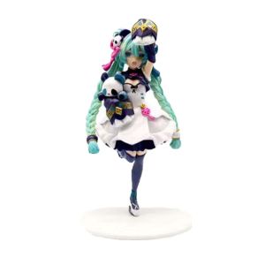 Bandai | 17CM Anime Hatsune Miku Panda ver. Figure Anime Peripheral Collectible Model Decorative Decorations Children Kawaii Gift 1 sold