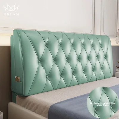 Simple Leather Headboard Cushion