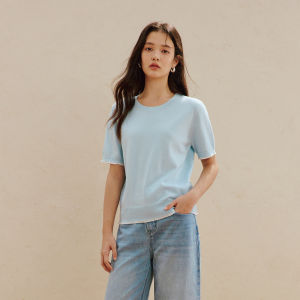 INMAN | Lyocell Lightweight Summer Commuter Short Sleeve Knit Top