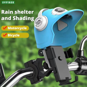 Cute Motorcycle Phone Holder Bicyle Phone Holder Adjustable Sunscreen Cellphone Holder Waterproof Phone Stand Bracket