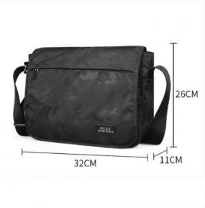 Bjiax người đàn ông túi đựng tài liệu dung tích lớn Túi đeo chéo chữ thập nam không thấm nước Nylon vải Túi đeo vai thời trang
