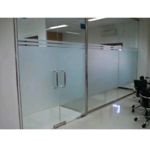 Sticker Kaca // Sandblast Polos Ice Buram // Ukuran L 122cm x P 50M