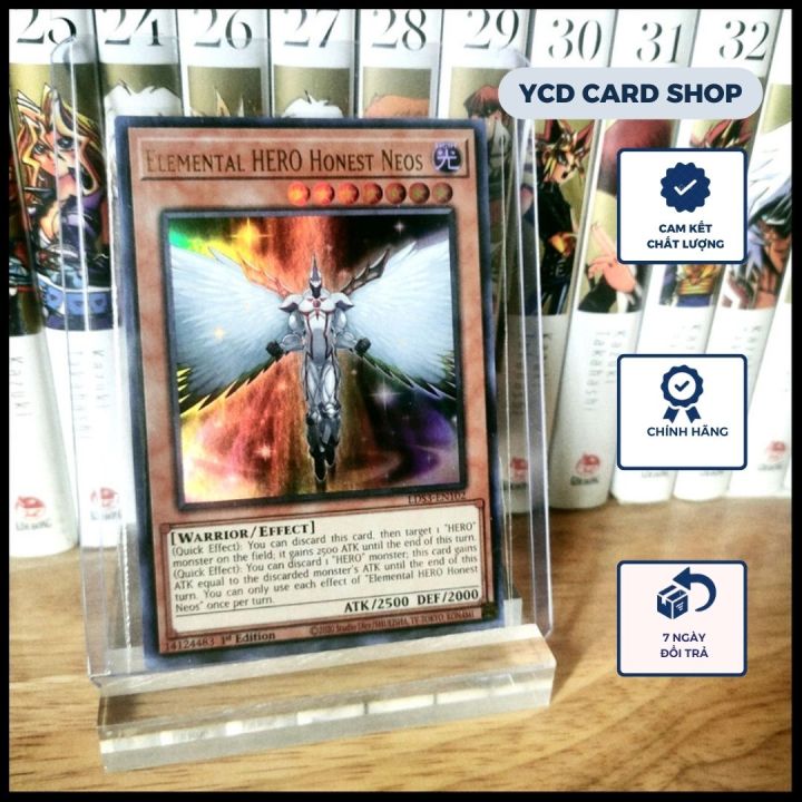 Thẻ bài yugioh Chính hãng Elemental hero Honest Neos – Ultra Rare