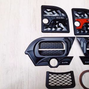 Paket Variasi Outer Pintu Handle Tank Cover Mobil Daihatsu Granmax Trapesium