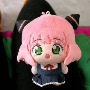 Bandai | Stuffed 10cm Anime Spy X Family Anya Starfish Attribute Cartoon Plush Doll Toy Dress-Up Children Adults Collectible Cotton Gifts
