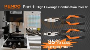 KENDO PATENTED PRO High Leverage Combination Plier 10111 - 10113