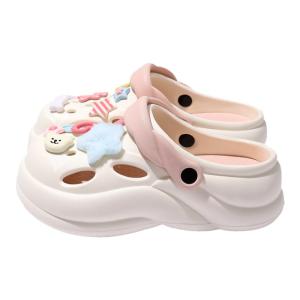 Anti-Slip Thick-Heeled Sandals for Women Surgical Room Slip-On Summer Shoes Nurse Medical Slippers Outdoor Wear Summer 2024 New Style
