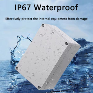 IP67 Waterproof Junction Box Outdoor Aluminum Enclosure Industry PCB Project Instrument Case Explosion-Proof Electronics Housing