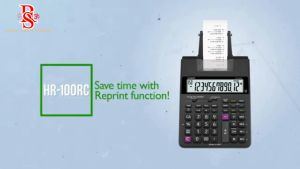 Casio Printing Calculator HR-100RC HR 100 RC Original Printing Calculator Adding Machine with Paper Roll