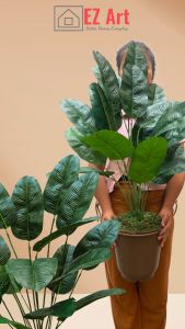 82cm 18PCS Artificial Palm artificial plants Lutea plastic plant Tall Plants Monstera