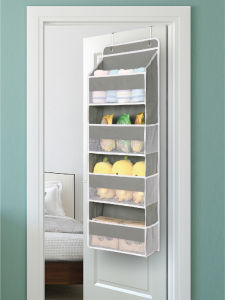 Clothes behind the Door Hanging Storage Bag Dormitory Wall Hanging Storage Pocket Bathroom Fantastic Wall Mounted Accessories Baby Diapers Organizing Rack