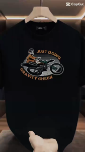 LC.TRADING เสื้อยืดคอกลมพิมพ์ลาย ทันสมัย ผ้านิ่มใส่สบาย อินเทรนด์ คุณภาพสูง เนื้อผ้า ส่งด่วนส่งไว B0025