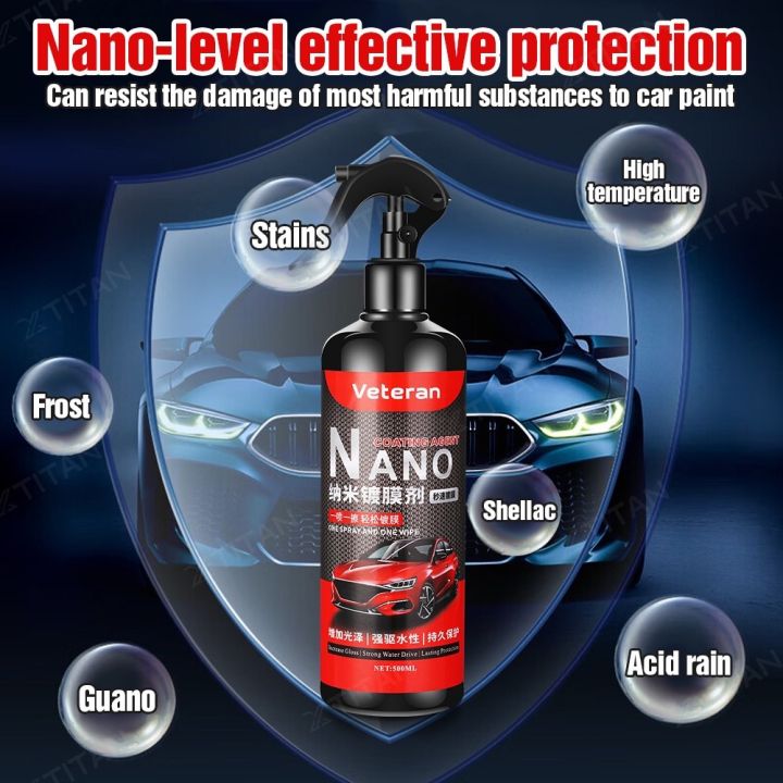 CAR COATING 500ML NANO CERAMIC COATING PENGILAT MELINDUNG KERETA 奈米镀膜剂 ...