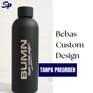 Tumbler Elite Lulu Cork Doff Premium Rubber Botol Stainless Custom GRAFIR