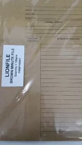【1PACK=100PCS ! ! !】Minute Brown File /Brown Paper File / Brown Manila File(MMF100)(PRICE FOR 1 PACK)