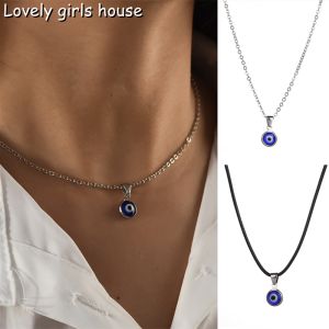 ผู้หญิงสร้อยคอตาปีศาจแห่งความสุข - ชุดของขวัญเครื่องประดับจี้ไหปลาร้าโซ่ดวงตา หรืองู้มือสำหรับผู้หญิงสร้อยคอตาปีศาจ