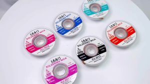 ลวดซับตะกั่วบัดกรี ขนาด 1มิล 2มิล 3มิล CP-2015 HJ-1015 ดูดตะกั่วบัดกรี ลวด ยาว 1.5เมตร/ม้วน ลวดซับตะกั่ว ที่ดูดตะกั่วบัดกรี ลวดทองเแดง ซับตะกั่ว