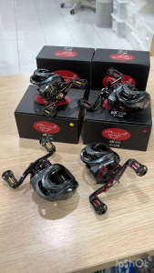 รอกหยดน้ำ ASHINO OX 200/201 (6+1BB) ลูกปืนสแตนเลสแท้ กันน้ำเค็มดีกว่าลูกปืนทั่วไป มีหมุนซ้าย/หมุนขวา