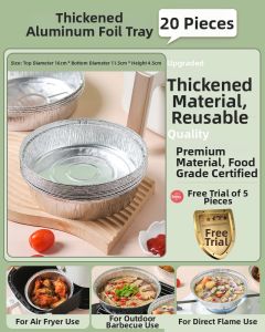 WEIZHIXIANG | Oily Food Absorption Food Grade Aluminum Foil Bowls
