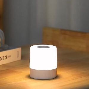 Penghantaran dari China [2025] Sentuhan Bilik Tidur Lampu Samping Katil Lampu Perkhemahan Kecemasan Lampu Malam Peredupan Tiga Tahap Mudah Kecerahan Boleh Laras Lampu Suasana Boleh Dicas semula 1206—— Hantar Stok Sulit