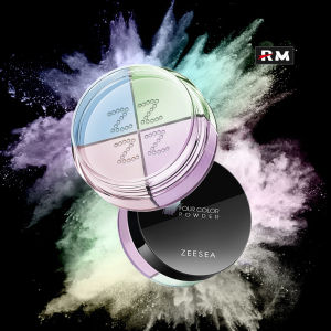 ZEESEA Four Color Loose Powder Setting Powder Long-Lasting Oil Control Waterproof And Sweatproof Long-Lasting Makeup Concealer And Contouring Good Night Powder Cake Hydrating Matte