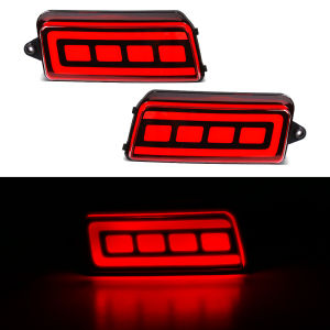 Car LED Bumper Reflector Light For Jeep Grand Cherokee 2005 2006 2007 2008 2009 2010 Rear Brake Lamp Dynamic Turn Signal Light