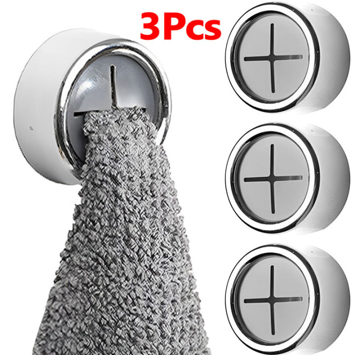 Self-adhesive Bathroom Towel Rack Holder Without Drilling, Wall Mounted Towel Shelf Kitchen Bathroom Accessories Towel Hanger