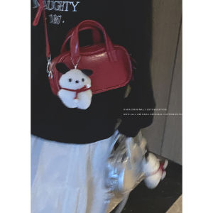 Fashionable Cute Small Square Bag Womens Handbag Casual Crossbody Bag 2024 New Style Korean Style Soft PU Leather Bag