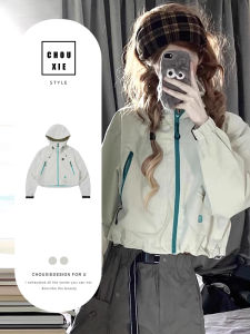 CHOUXIE | Unique Chic Korean-American Style Short Bomber Jacket