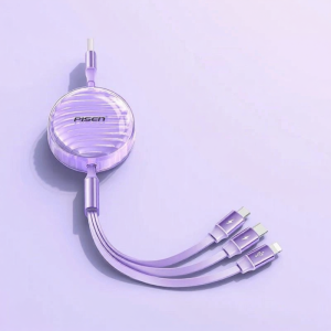 pisen | 3-in-1 Fast Charging Portable Data Cable