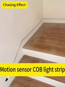 Sensor Stair Lights Motion Activated Light Strip with Dimmer 5V Flex Ribbon Chasing Flowing Led Strip Lights Flexible Ribbon