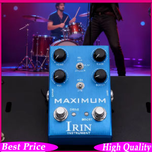IRIN | IRIN AN-41 Electric Guitar Effect Pedal Maximum Overdrive Adjustable Knob Aluminum Housing Guitar Accessories