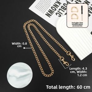 YUESIHUI | Pearl Crossbody Chain Strap for Makeup Bag