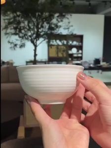 Simple and Colorful Modern Chinese Ceramic Rice Soup Salad Bowls Set