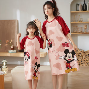 SHAPRA | Summer Cotton Short Sleeve Thin Princess Girls Nightgown