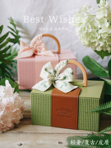 Large Size Creative Beautiful Bridal Maids Birthday Gift Box Empty Packaging Box Vintage Decorative Korean Style Acrylic Box