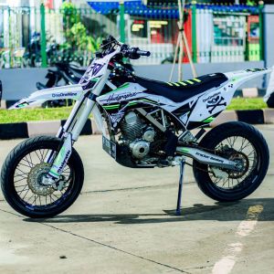 Decal stiker motor CRF KLX WRR DLL FULLBODY BAHAN MAXDECAL