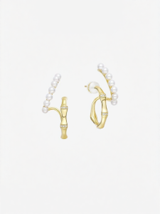 HEFANG Jewelry | Luxury Chinese Style Double Layer Earrings