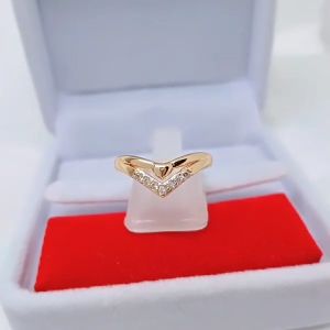 Cincin Vuji Wanita Aksesoris Fashion Awet Tahan Lama Anti Karat Cocok Untuk Harian G8-3A