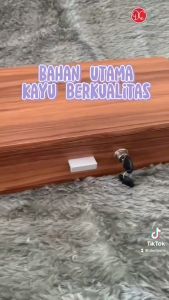 Meja Rias Gantung Tempel Dinding 1 Laci Kotak Penyimpanan Minimalis Dengan Kunci 60x30x9cm