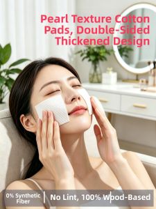TSLIM | Pearl Texture Double Sided Makeup Cotton Pads