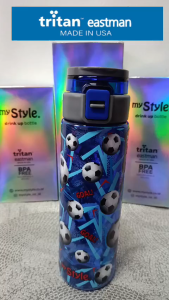 My Style TM 1333 A Drink TRITAN Bottle 700ml for Boys - Botol Minum Teguk Gambar Bola
